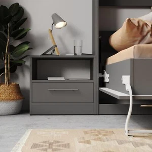  SmartbettTable de chevet profondeur 45 cm avec un tiroir couleurs variées  - Foto 1 di 149