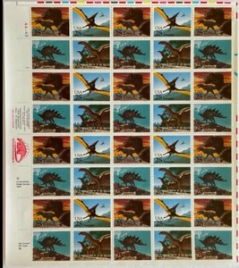 US SCOTT 2422-25 Pre Historic Dinosaurs  Full Mint NH Sheet of 40  - Picture 1 of 2