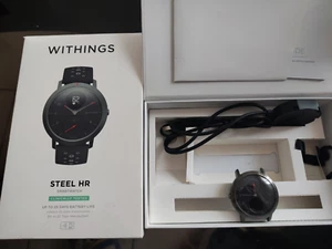 Withings Steel HR Sport 40mm Smartwatch - Schwarz - Bild 1 von 8