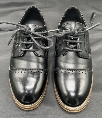 Zapatos Oxford de vestir negros Stacy Adams 43418-001 para niños talla 7 M excelente estado Foto 1 de 4