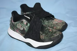 Men’s Size 8 Nike Kyrie Irving Low Basketball Sneaks Floral 2018 USED - Picture 1 of 8
