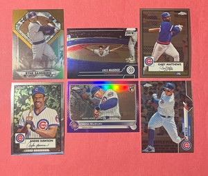 Chicago Cubs 30 Card Lot: Die Cut, Purple Refractor - Legends, All-Stars, & RC