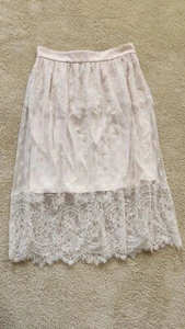 BNWOT Gorgeous H&M Cream Lace Dress Size 36 AU8 - Picture 1 of 2