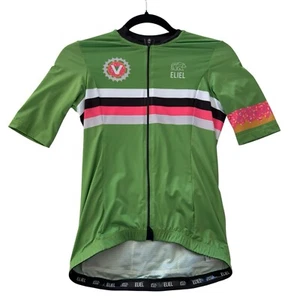 NWOT Eliel Cycling Jersey Women M Full Zip Short Sleeve Mesh Lightweight Pockets - Picture 1 of 15