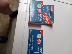 Tackernägel mit Kopf 2 Pack a" 5000 Stück Nägel 539/18 Stahl - Bild 1 von 1