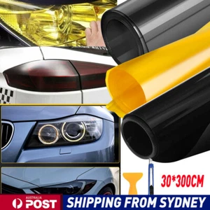 Car Headlight Sticker Tint Film Protector Sticker Taillight Vinyl Fog Light 3M - Picture 1 of 31