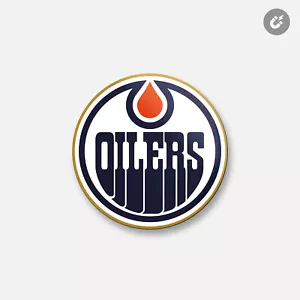 Edmonton Oilers NHL | 4'' X 4'' Round Decorative Magnet - Picture 1 of 2
