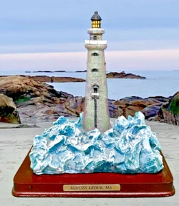 Vintage Oneida Studios Lighthouse Point Collection "Minots Ledge, Massachusetts" - Bild 1 von 16