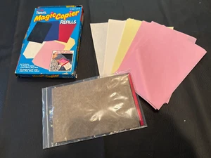 Vintage Magic Copier Refills Travel Tyco 1992 carbon paper And Copy Paper - Picture 1 of 2