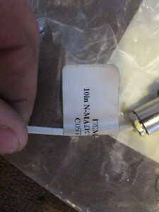 Cable Terminator 10" N-Male nuevo #1329 - Imagen 1 de 2