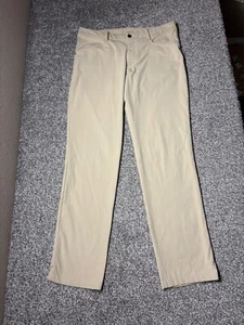 Lululemon ABC Hose Herren 36x34 beige gerades Bein Warpstreme Performance Chino - Bild 1 von 12