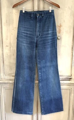 Union Gap de colección. Jeans acampanados cintura alta pierna ancha años 70 talla 25x30,5 Foto 1 de 4