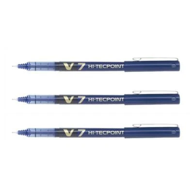 [BX-V7-L-3] Pilot Lot de 3 Stylos roller Hi-Tecpoint V7 Encre liquide Pointe ...
