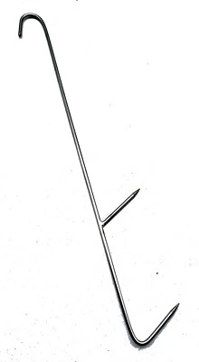 RÄUCHERFUCHS24 Räucherhaken Forelle - FV 10St. ca.25cm/2,4mm Ø ▷ Edelstahl ✓ Fisch räuchern!