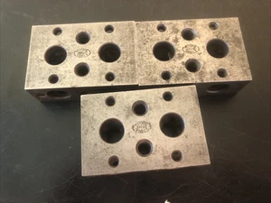 3 Moore Tools 1-2-3 Blocks Vintage Machinist Tooling 3 Matching Blocks - Picture 1 of 5