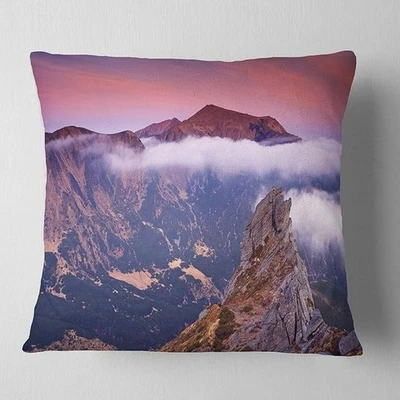 Cojín de almohada Mountain CU10781, 18x18, multicolor Foto 1 de 4