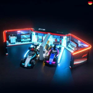 LED Light Set Compatible with Lego F1 Garage & Mercedes-AMG & Alpine - Bild 1 von 7