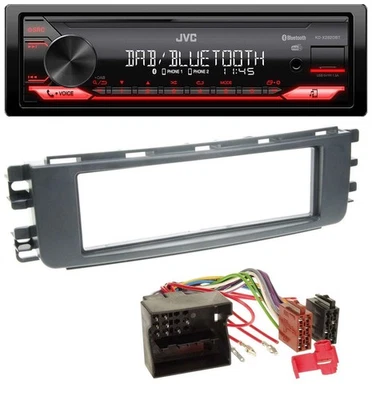 JVC Bluetooth USB DAB MP3 Autoradio für Smart ForFour (454, 2004-2006) - Bild 1 von 4