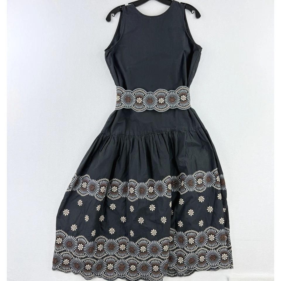 Vestido VANESSA BRUNO Alais Bordado Flores Ojales Talla 38/4 Mujer RTR Foto 1 de 4