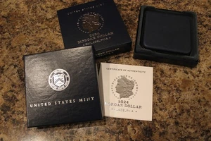 United States Mint, Morgan Silver Dollar, 2024 non circolato, confezione come nuovo - Foto 1 di 3
