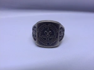 Anillo ajustable 50 aniversario vintage 1960 BSA Boy Scout National Jamboree - Imagen 1 de 8