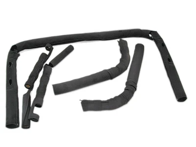 Jeep Wrangler TJ 97-02 Rollbar Roll Bar Pad Padding Covers 5pc AGATE OEM Foto 1 de 4