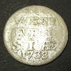 Certificate Authenticity 1738 Dutch Colonial New York Silver Half Dime W. Frisia - Picture 1 of 4