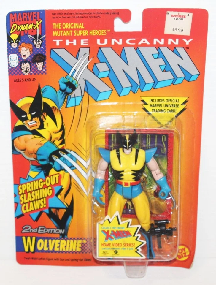 X-Men Nightcrawler action figure super suction Toy Biz Uncanny Marvel 49369