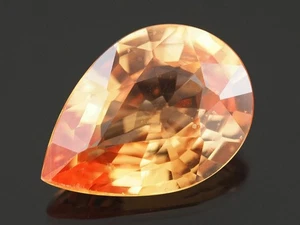 NATURMINE - BIRNENGELBER SAPHIR 0,72 CTS. - Bild 1 von 3