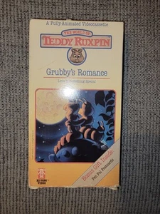 Cinta VHS Teddy Ruxpin Grubby's Romance - Imagen 1 de 7