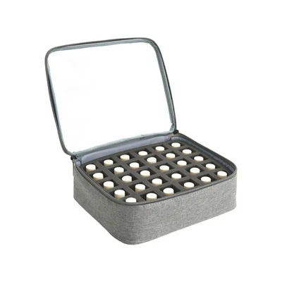 Portable Nail Polished Storage Box Holds 30 Bottles Essential Oils Organized - image 1 of 4