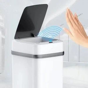 Automatic Motion Sensor Trash Can 13L Touchless, Silent,Waterproof, Odor Control - Picture 1 of 4