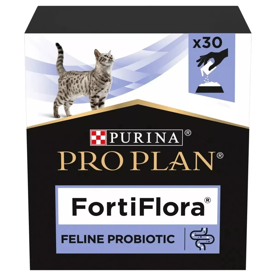 PURINA FortiFlora Feline Probiotic for Cats and Kittens (30 x 1g Sachet)