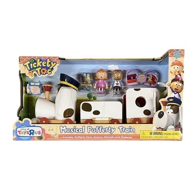 Tickety Toc Pufferty Dog Toys R Us Musical Train Figures Tommy Tallulah SEALED - Image 1 of 4