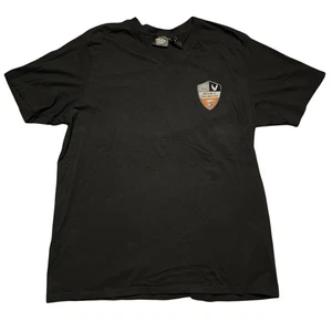 Camiseta Harley Davidson 2003 vintage cuello en V para hombre 2XL negra motociclista 03 aniversario - Imagen 1 de 8