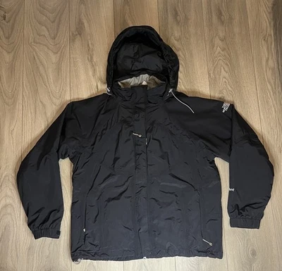 Women’s The North Face Hyvent Black Full Zip Hooded Jacket Large TNF - Image 1 of 4