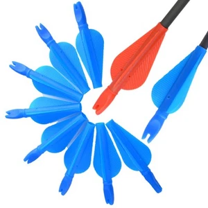 Frecce OD8mm camme fletches giunte alette tiro con l'arco plastica albero freccia bersaglio - Foto 1 di 14