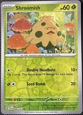 Shroomish 006/162 SV05: Temporal Forces Reverse Holo - Pokémon Card - Image 1 of 2