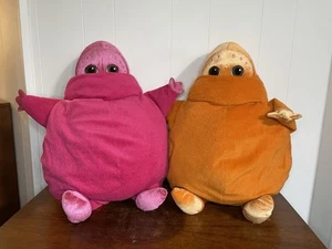 RARE 2004 Boohbah Jingbah Pink & Zingbah Orange 24" Jumbo Stuffed Plush Hasbro - Picture 1 of 14