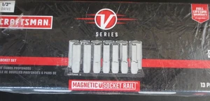 Juego de enchufes CRAFTSMAN SERIE V, SAE profundo, unidad de 1/2 pulgada, 13 piezas (CMMT17395V) - Imagen 1 de 2