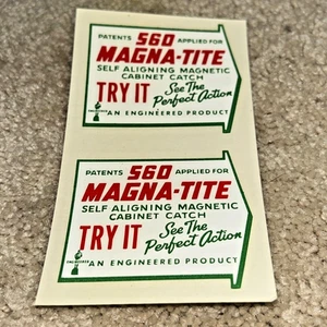2 - Calcomanías MAGNA-TITE, UN PRODUCTO DE INGENIERÍA sin usar CAPTURA MAGNÉTICA - Imagen 1 de 2