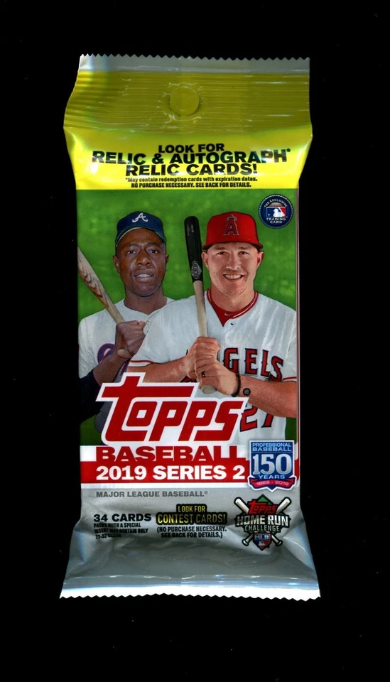 Jumbo Fat Pack de béisbol Topps Series 2 2019 - Rip + Ship Foto 1 de 1