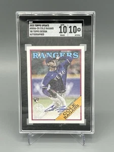2023 Topps Update Cole Ragans #88BA-CR 1988 Autograph SGC 10/10 On Card AUTO RC - Picture 1 of 2