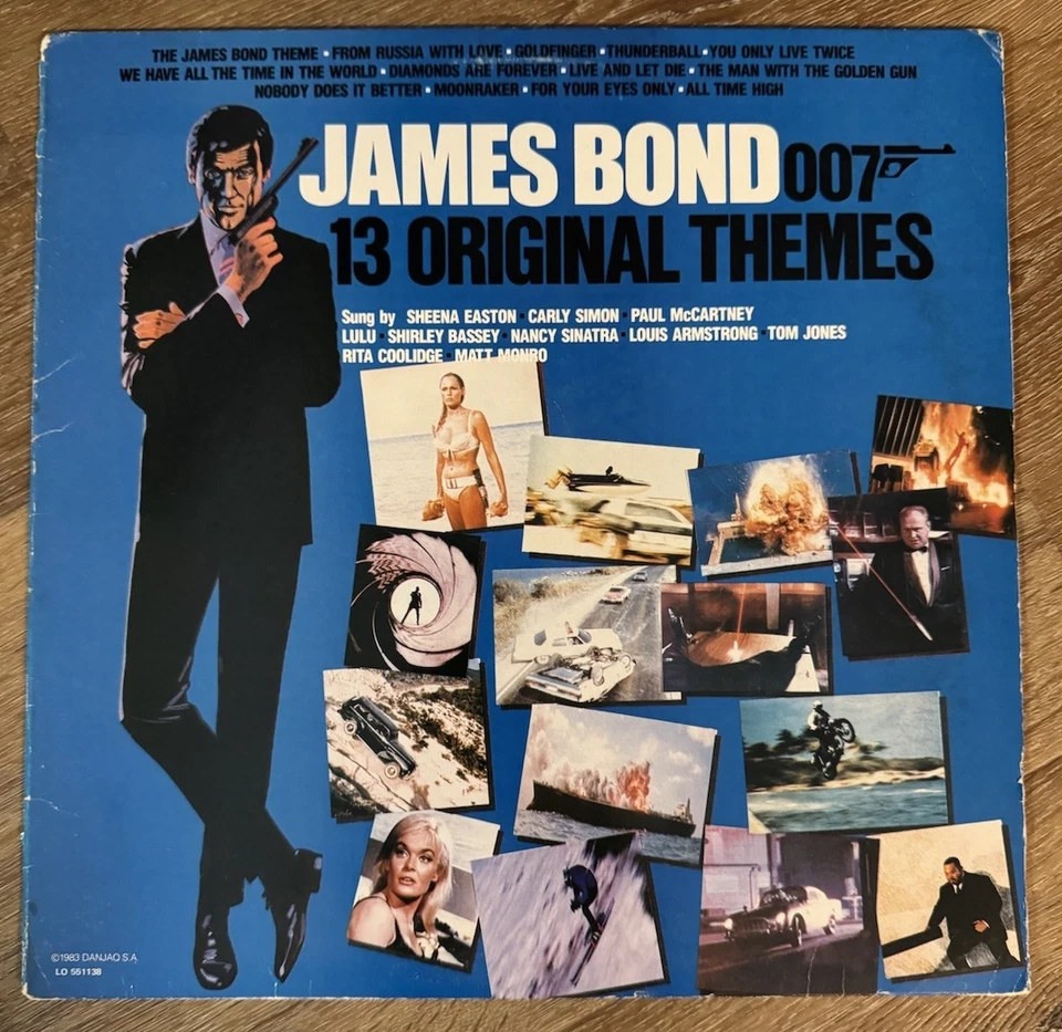 James Bond 13 Original Themes Vinyl Paul McCartney Louis Armstrong Carly Simon - Image 1 of 4