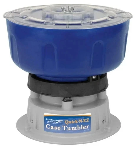 Limpador vibrador polidor bala estojo de latão recarga copo limpeza concha munição - Imagem 1 de 4