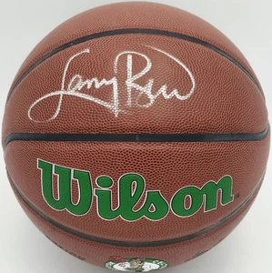 Larry Bird Signed Wilson Leather Boston Celtics Logo Basketball PSA/DNA #4C25071 - Picture 1 of 7