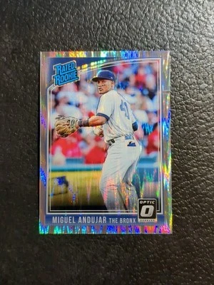 2018 Donruss Optic - Shock - #31 Miguel Andujar - RC - New York Yankees - Image 1 of 2