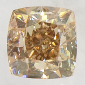 Diamante en forma de cojín real natural elegante color marrón 1,00 quilates certificado I1 IGI - Imagen 1 de 6