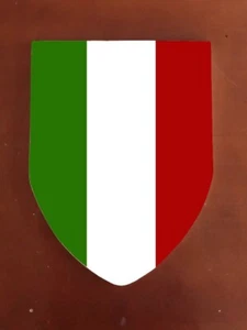 Italy Plaque from National Heritage shop Handmade country flag shield 12" x 16" - Picture 1 of 7