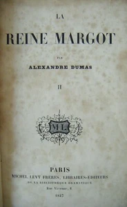 La Reine Margot - Alexandre Dumas - 1847 - tome 2 - Michel Lévy frères - 8 - Imagen 1 de 7